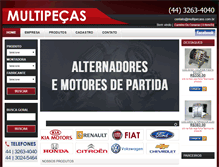 Tablet Screenshot of multipecass.com.br